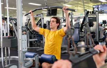 Weight training at Stirling Leisure - Inglewood